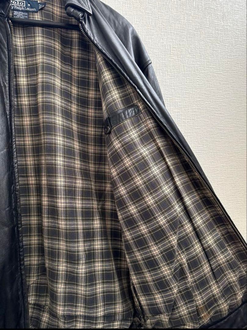 い*ん様 超スペシャル 90s ポニーマーク無 ラルフローレン レザー ジャケッ