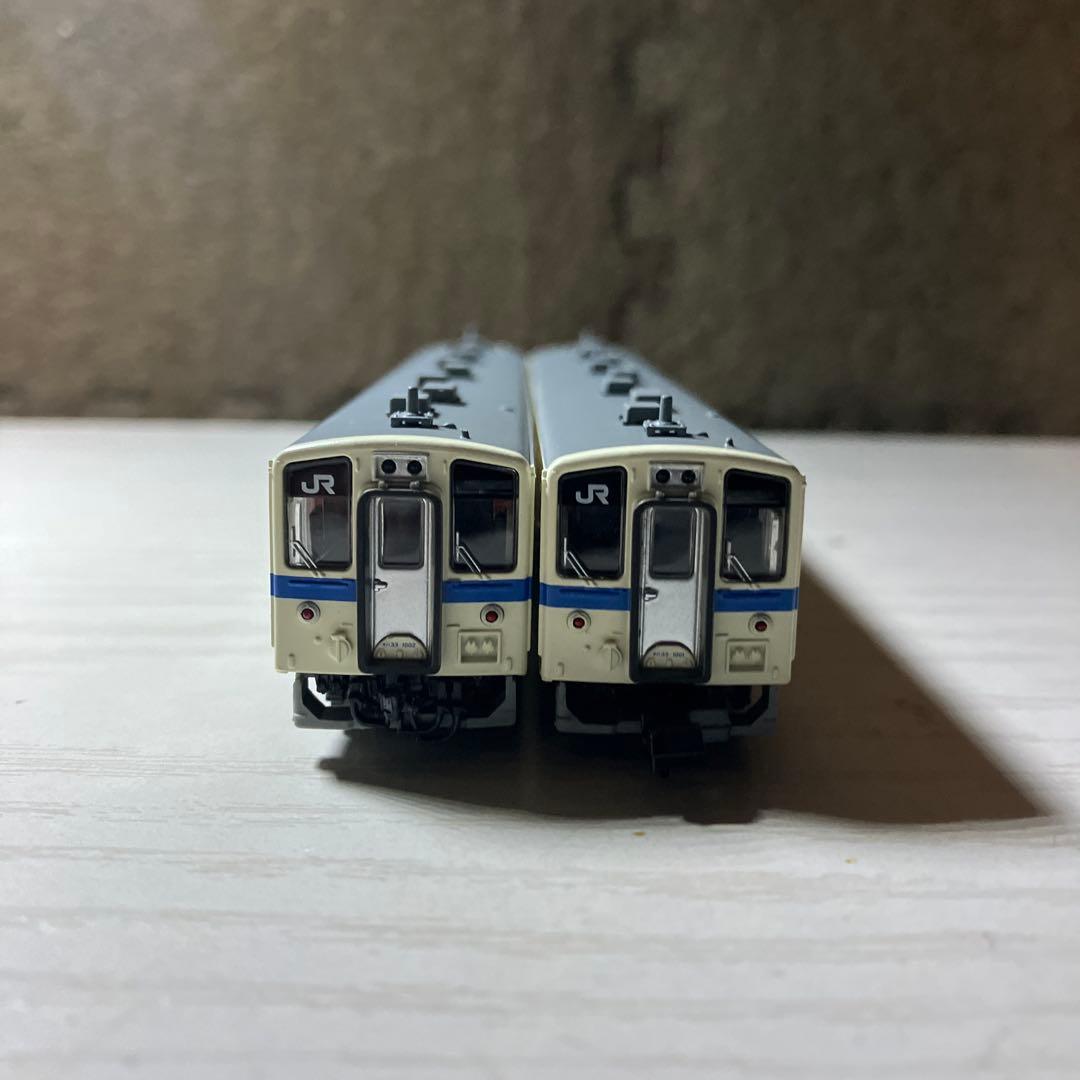 マイクロエース　キハ33 アイボリー・青帯　モーター無し2両セット　ジャンク品