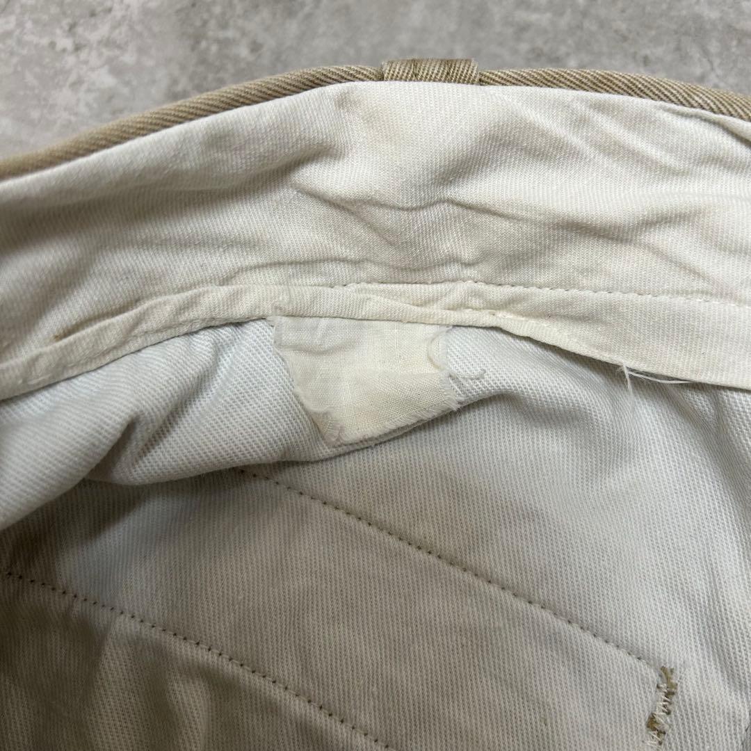 50-60s US ARMY チノパン PRENTICEジップ 米軍 実物