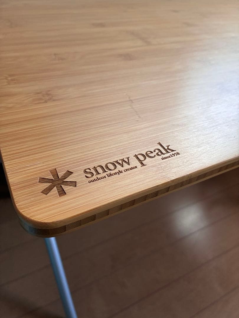 スノーピーク ワンアクションテーブル竹