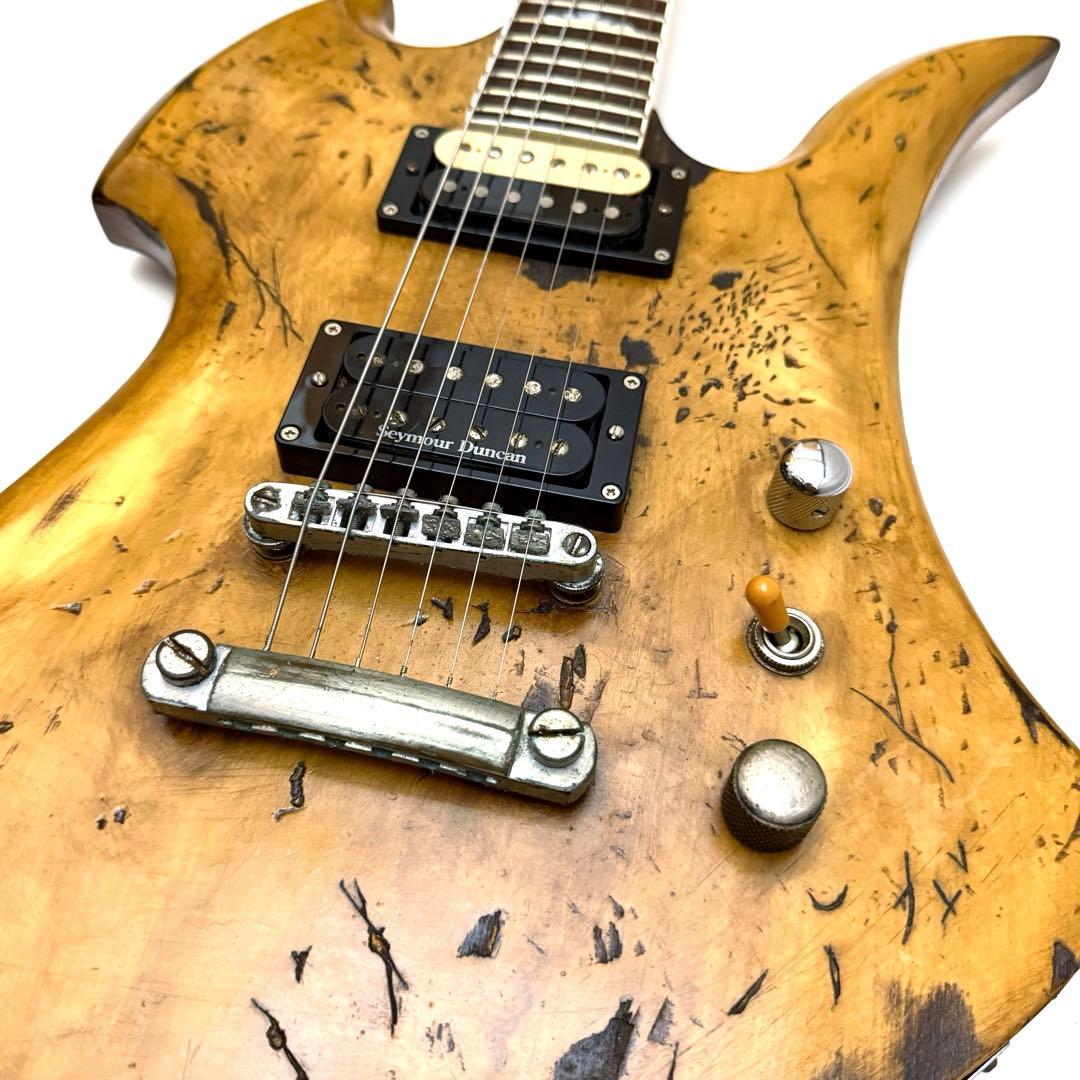 【レリック風】 Burny MockingBird バーニー エレキギター