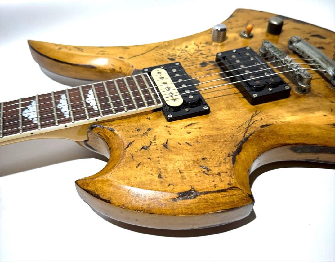 【レリック風】 Burny MockingBird バーニー エレキギター