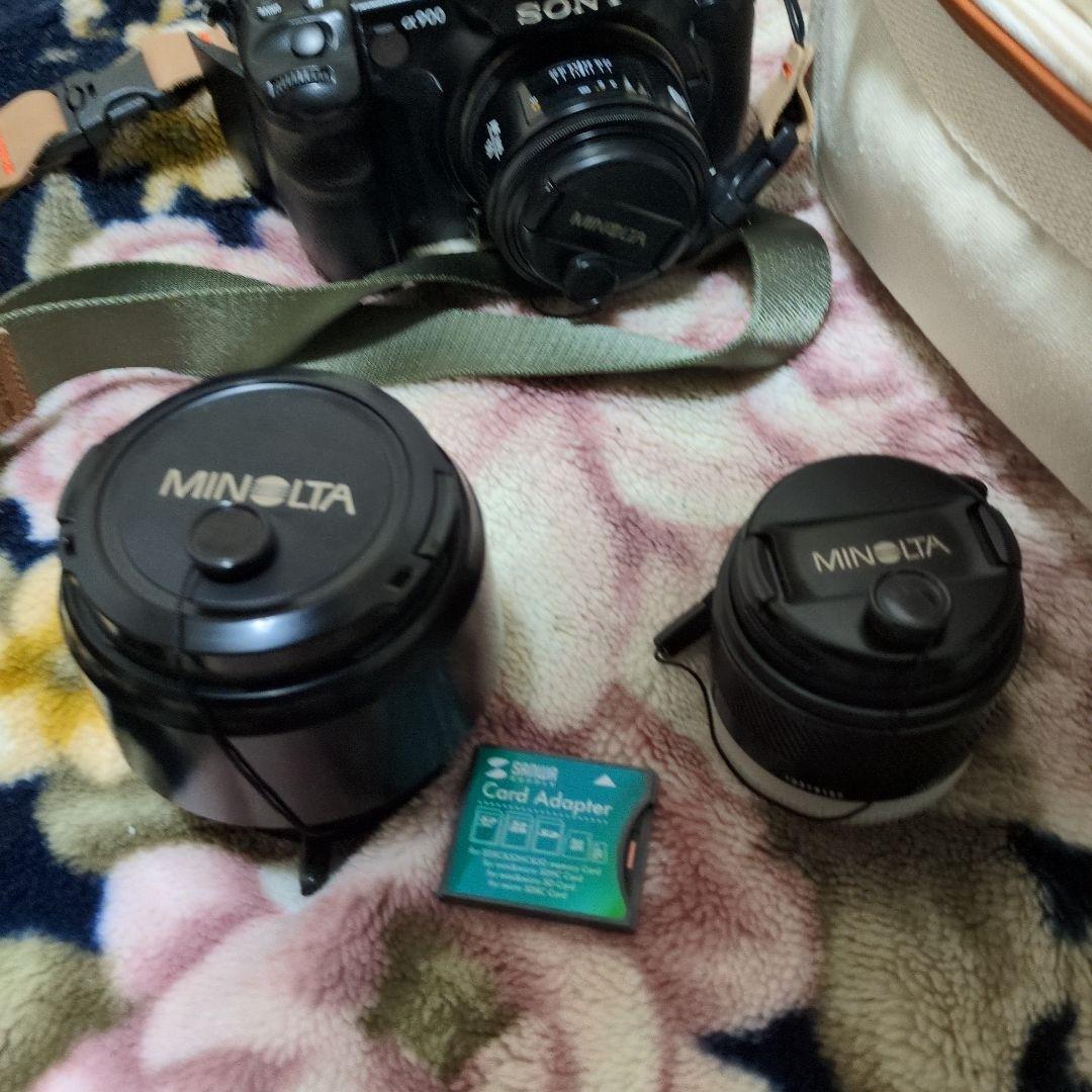 SONY a900 デジタル一眼 85mm 24mm 50mm cf変換器