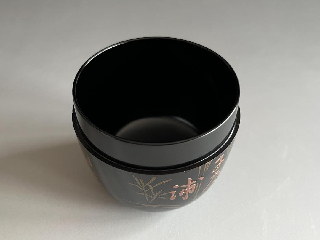 蒔絵師　国枝忠夫　武蔵野　棗　田子の浦　茶道具　薄茶器