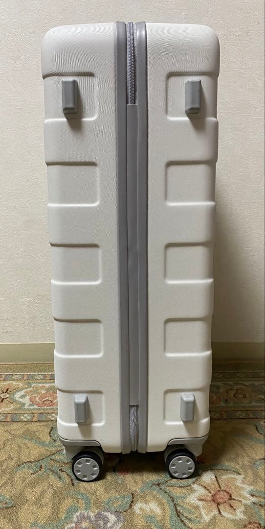 ◾️無印良品◾️バーを自由に調節できる　ハードキャリーケース　ホワイト