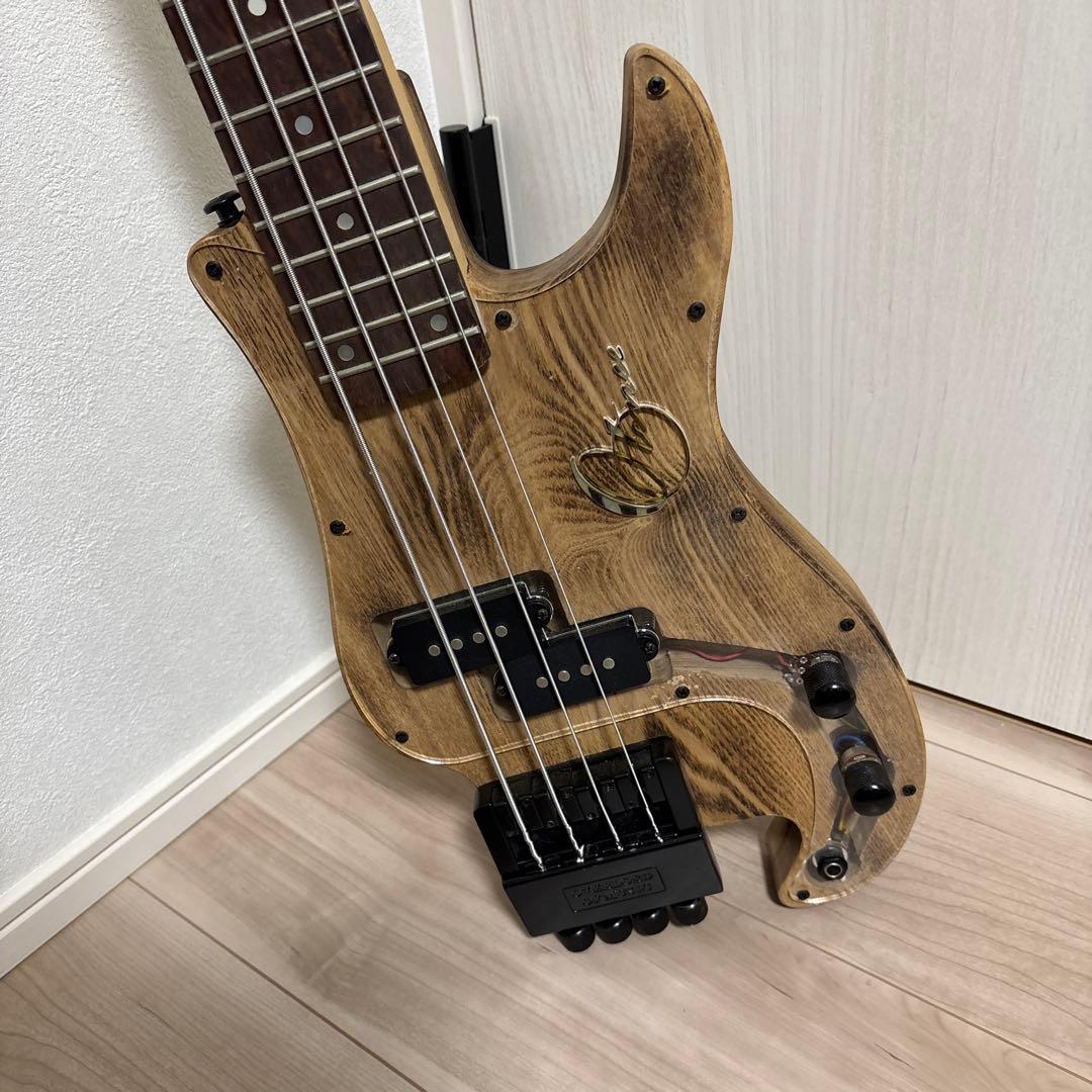 ベース Musoo electric travel bass headless bass