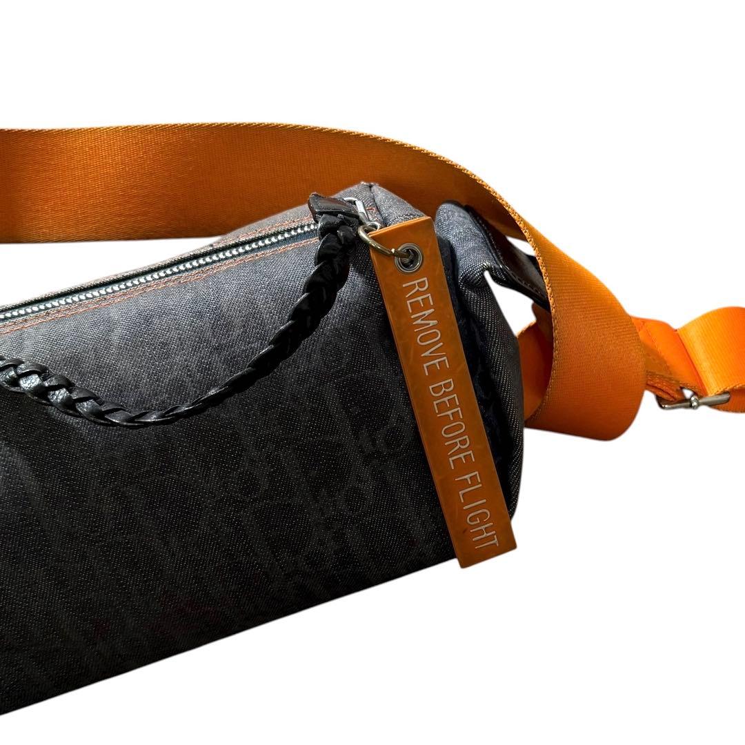 クリスチャンディオール フライト デニム オブリーク ショルダーバッグ