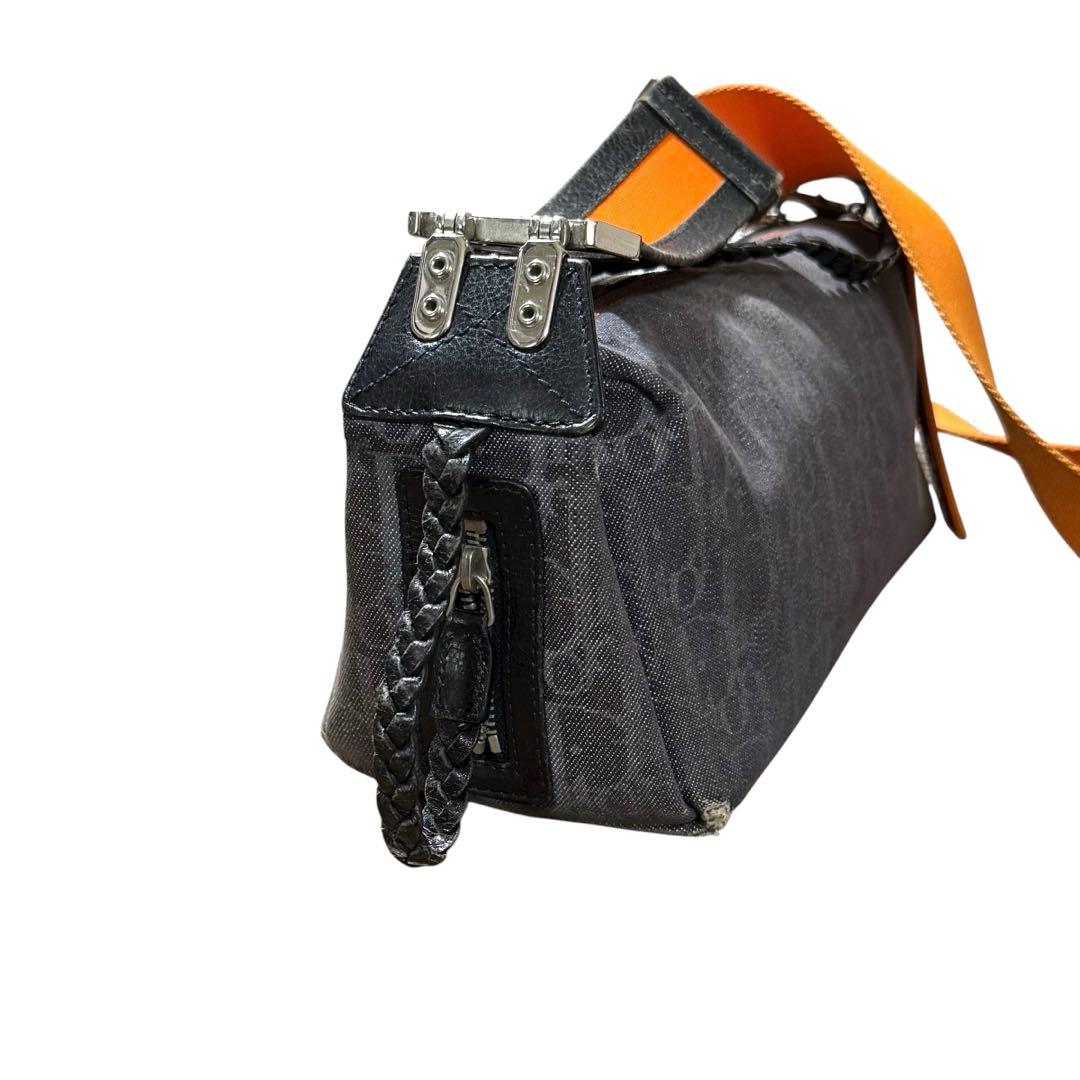 クリスチャンディオール フライト デニム オブリーク ショルダーバッグ