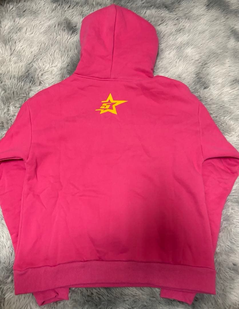 sp5der p＊nk パーカー ピンク