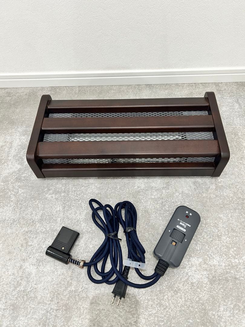 【美品】メトロ電気工業 木枠フットヒーター MFH-181ET 2023年製