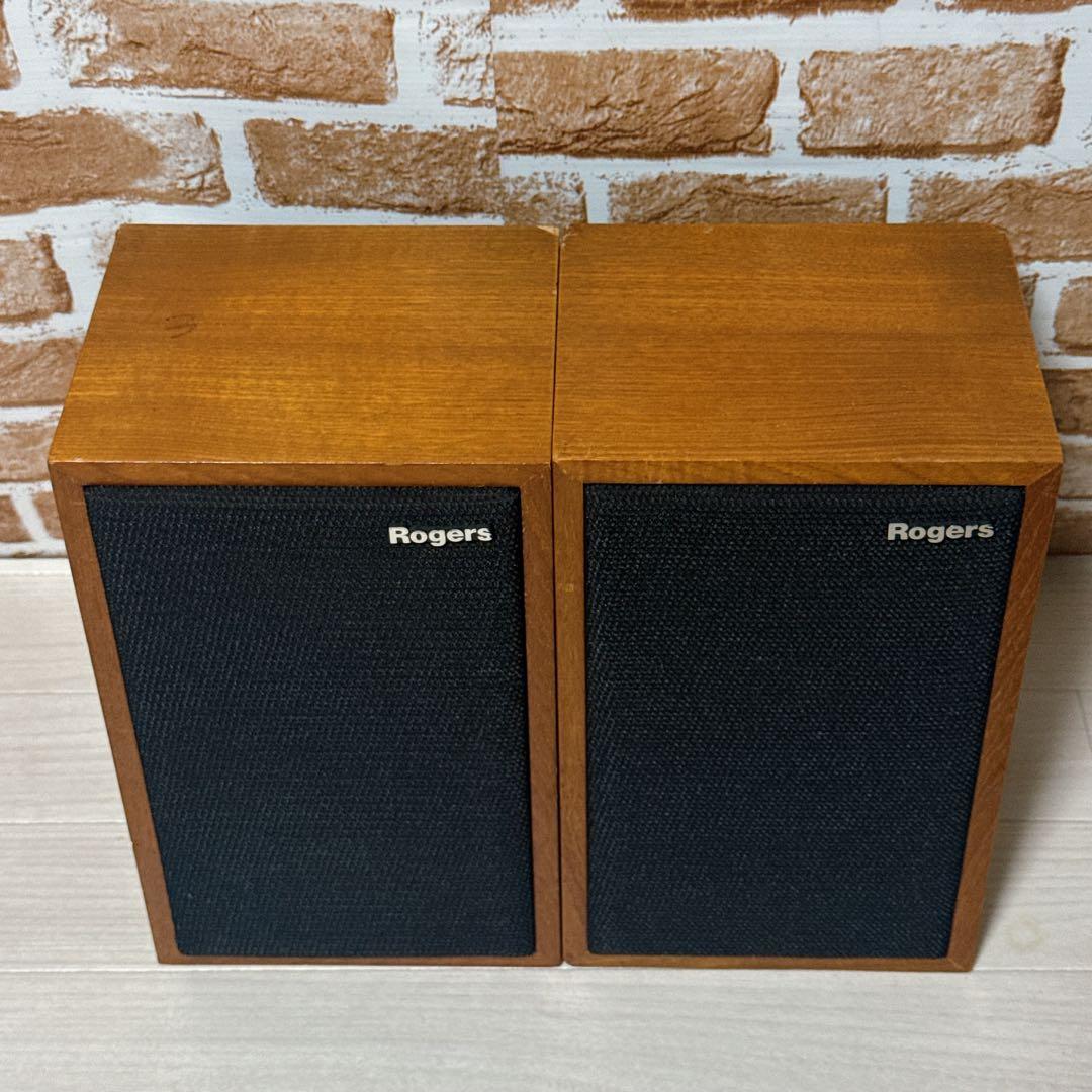 【希少品】ROGERS ペアスピーカー　LS3/5A 15Ω 黒ラベル
