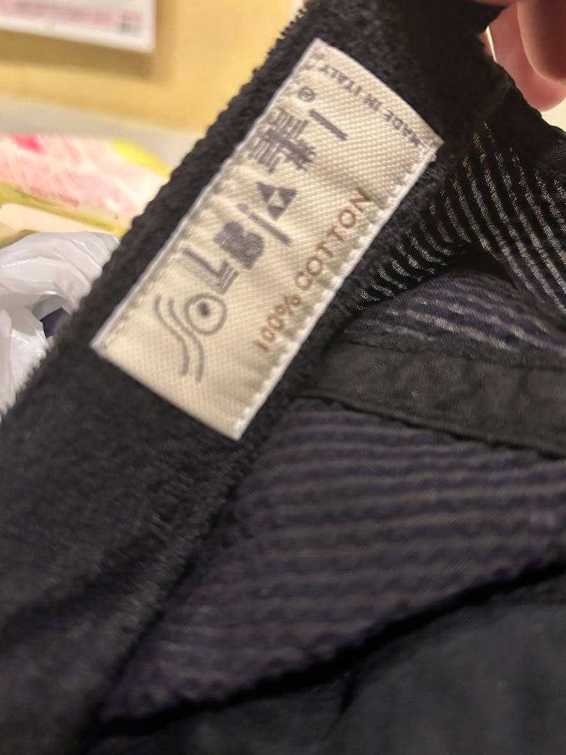 シアサッカー　シュプリーム　SUPREME 黒 キャップ Sロゴ　イタリア製