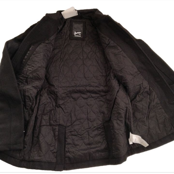 か*ま様 DENHAM デンハム　ジャケットコート　ブルゾン　ブラック　Lサイズ