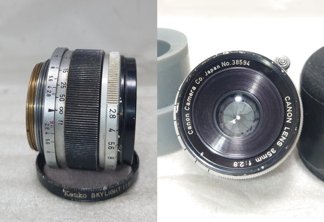 ★★人気！超美品★★CANON キヤノン 35mm F2.8 ライカ Lマウント