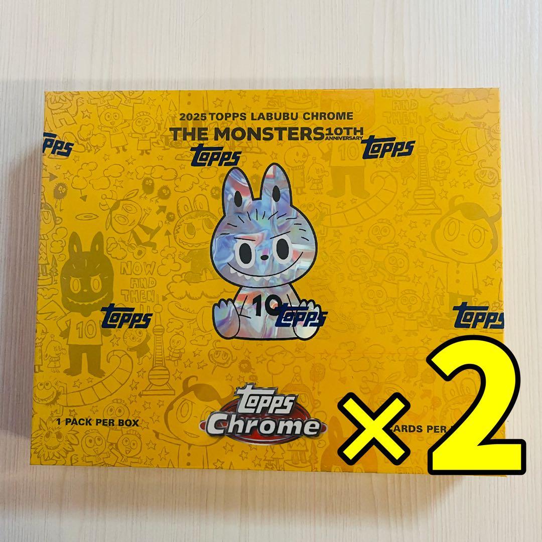 ラブブ Topps Chrome 10周年記念ボックス 2BOX