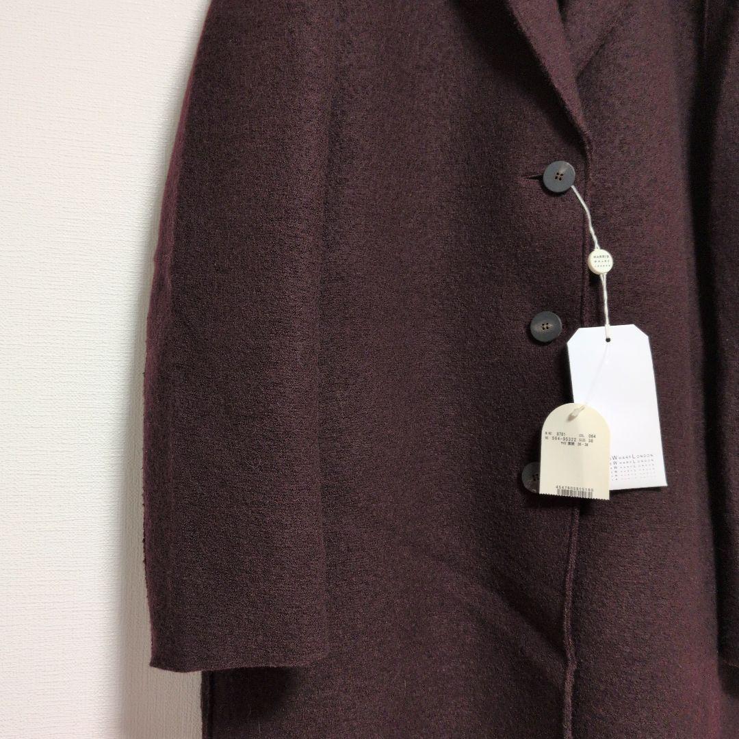 新品タグ付　HARRIS WHARF LONDON　イタリア製　ウールコート
