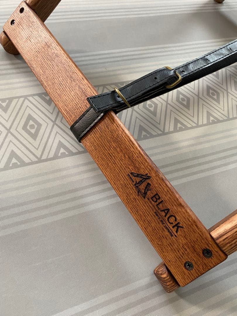 美品　ブラックデザイン　エックススタンド　ハレテーブル