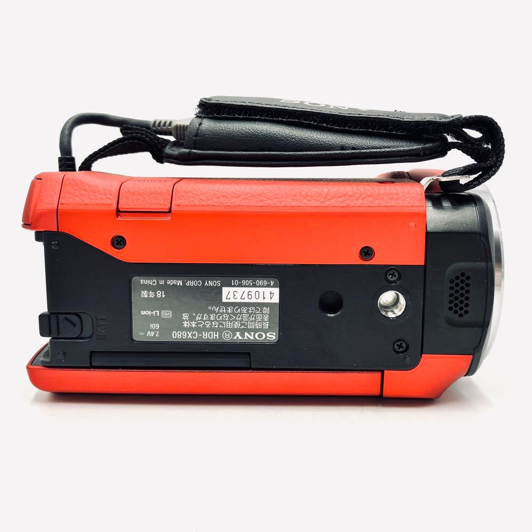 Wi-Fi対応♪ SONY HDR-CX680 レッド