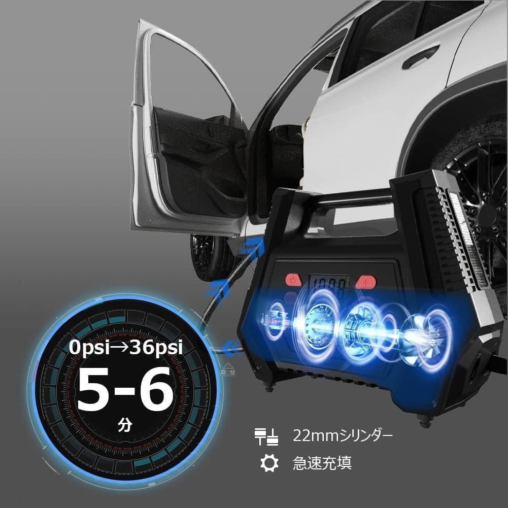 商品電動エアコンプレッサー AC/DC対応