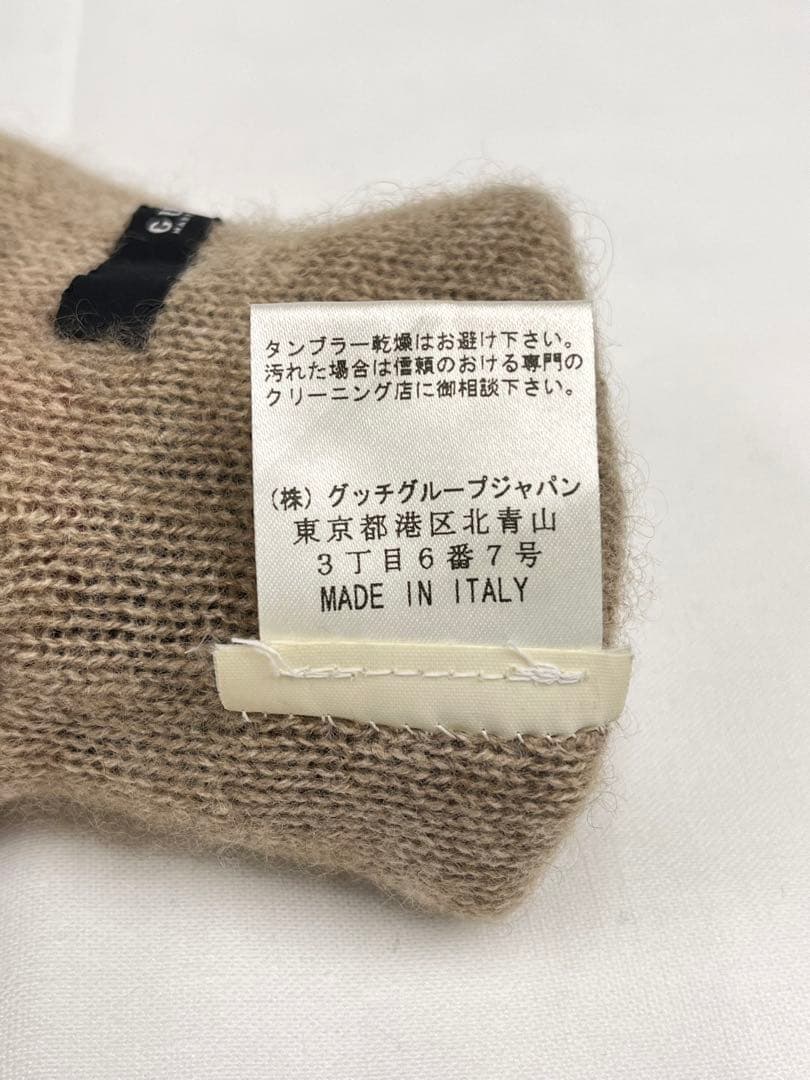 GUCCI グッチ カシミヤ ブラウン 手袋 美品