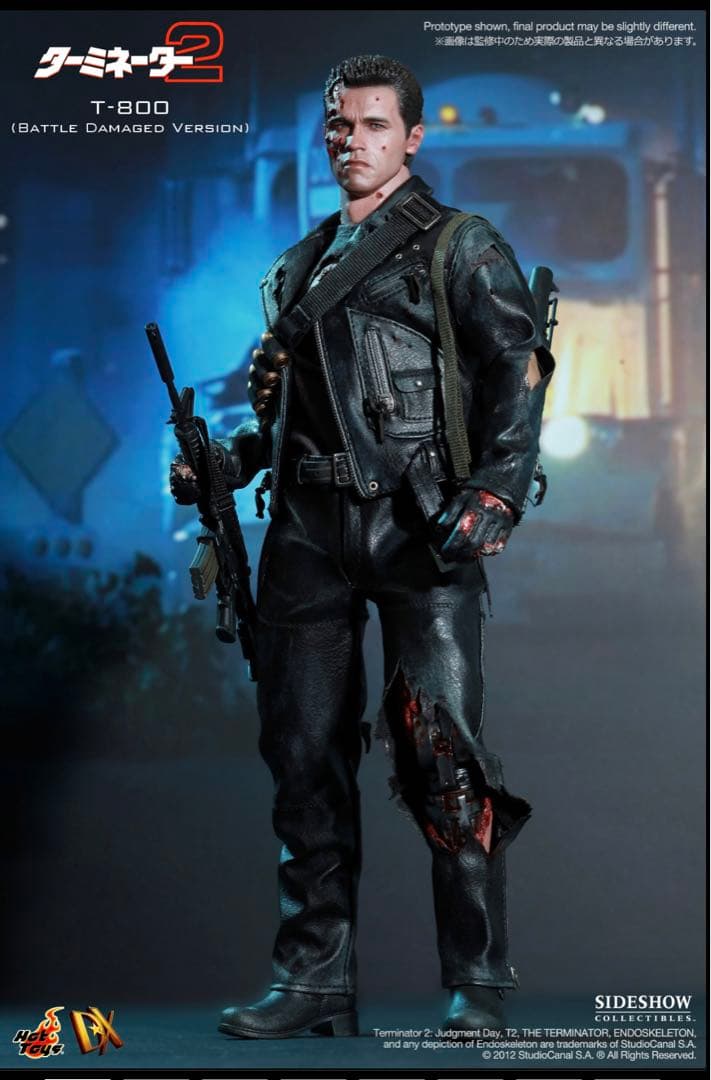 ホットトイズDX13　T-800 バトルダメージ版　1/6スケール　新品未開封