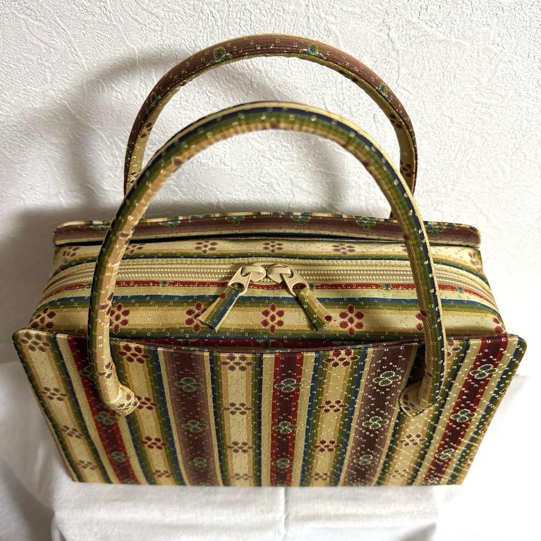 龍村美術織物 たつむら 和装バッグ 利休バッグ