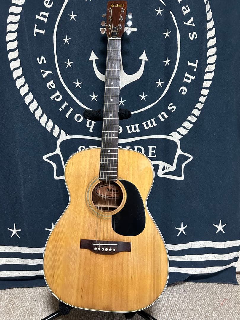 新春特価セール美品70年代黒沢楽器レアビンテージ❣️ジュリアンF-150バック虎杢