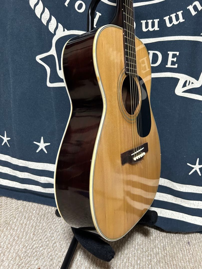 新春特価セール美品70年代黒沢楽器レアビンテージ❣️ジュリアンF-150バック虎杢