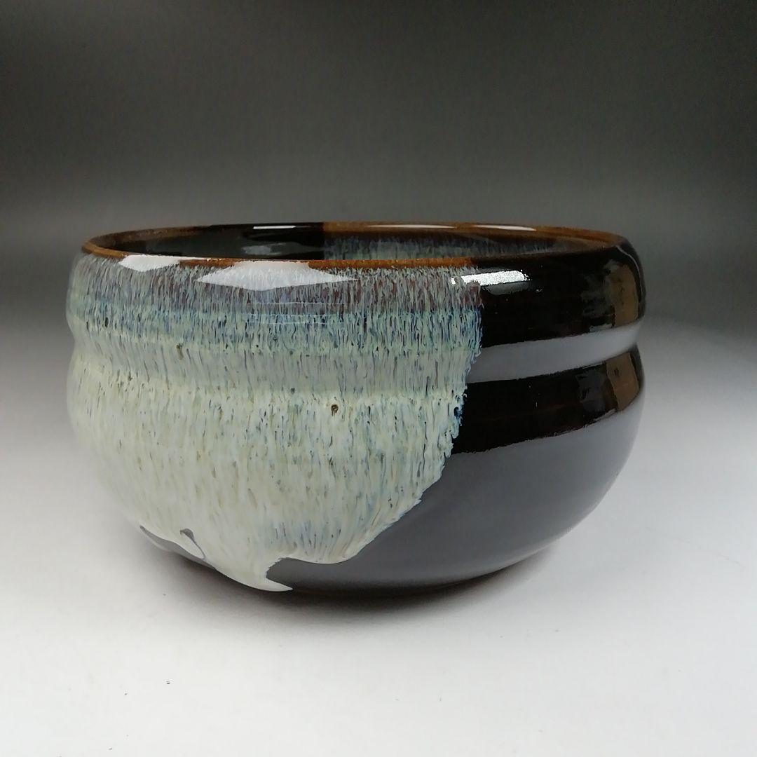 Ｗ３８　建水　『曜変　建水』『味舌隆司 造』　共箱　茶道具