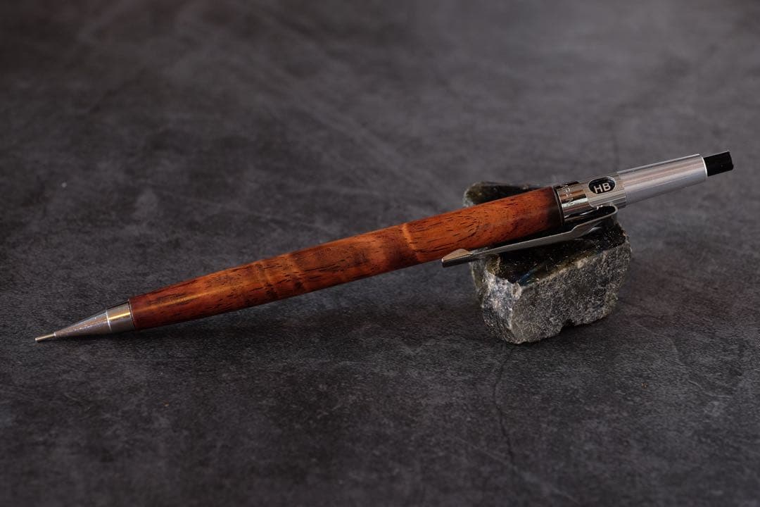 高村杢工房PG5木軸カスタムシャープペンシル0081 ホンジュラスローズ瘤