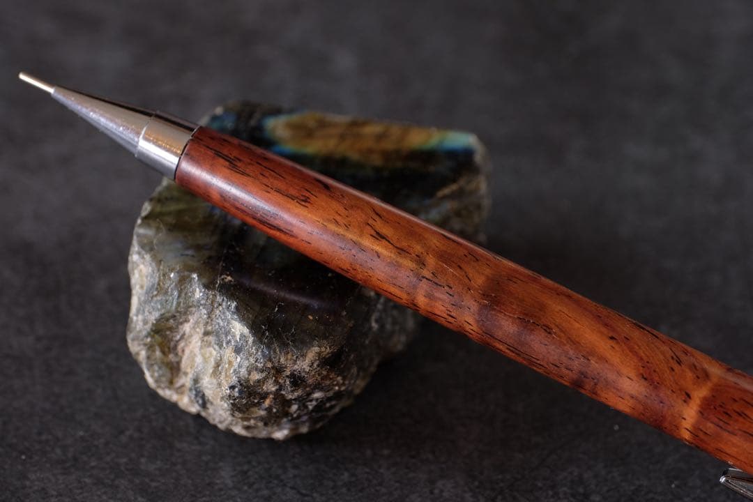 高村杢工房PG5木軸カスタムシャープペンシル0081 ホンジュラスローズ瘤