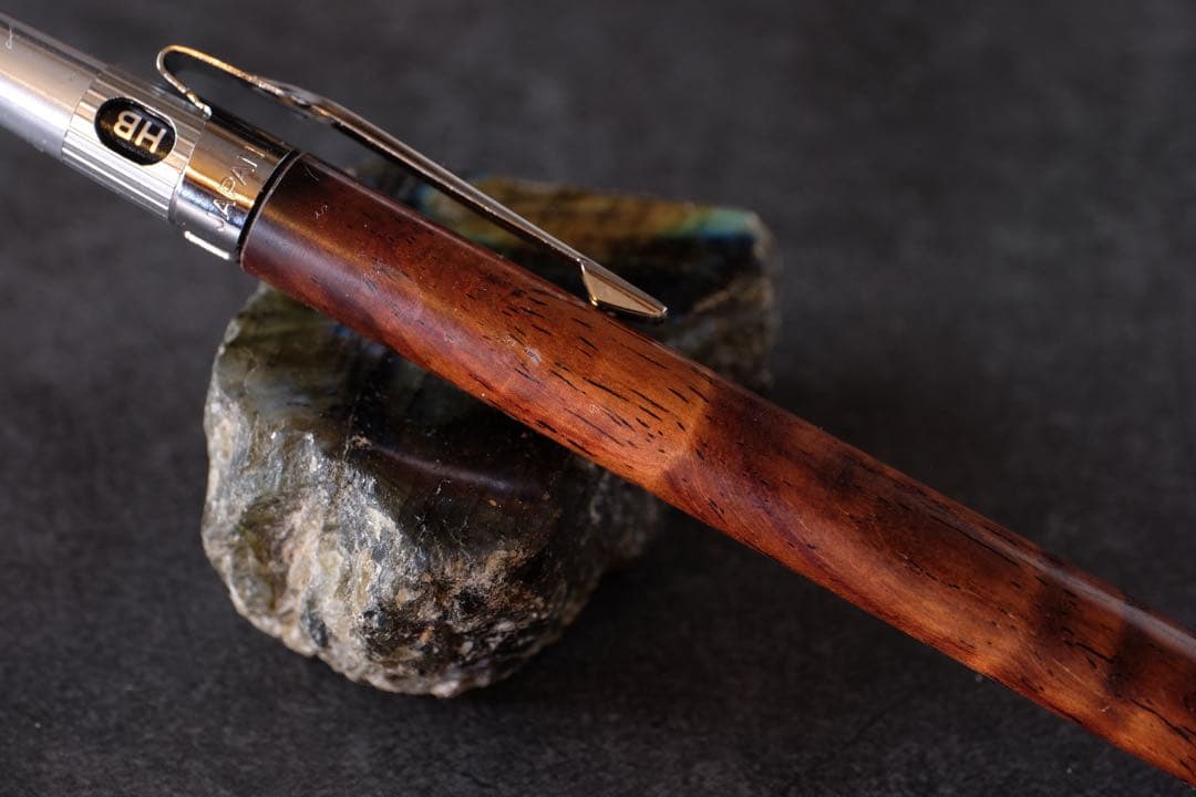 高村杢工房PG5木軸カスタムシャープペンシル0081 ホンジュラスローズ瘤