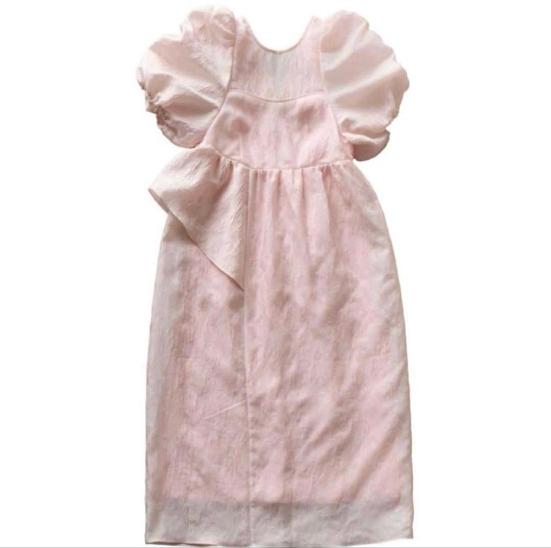 スーツ・フォーマル・ドレス ANDRESD bubble sleeve jacquard dress