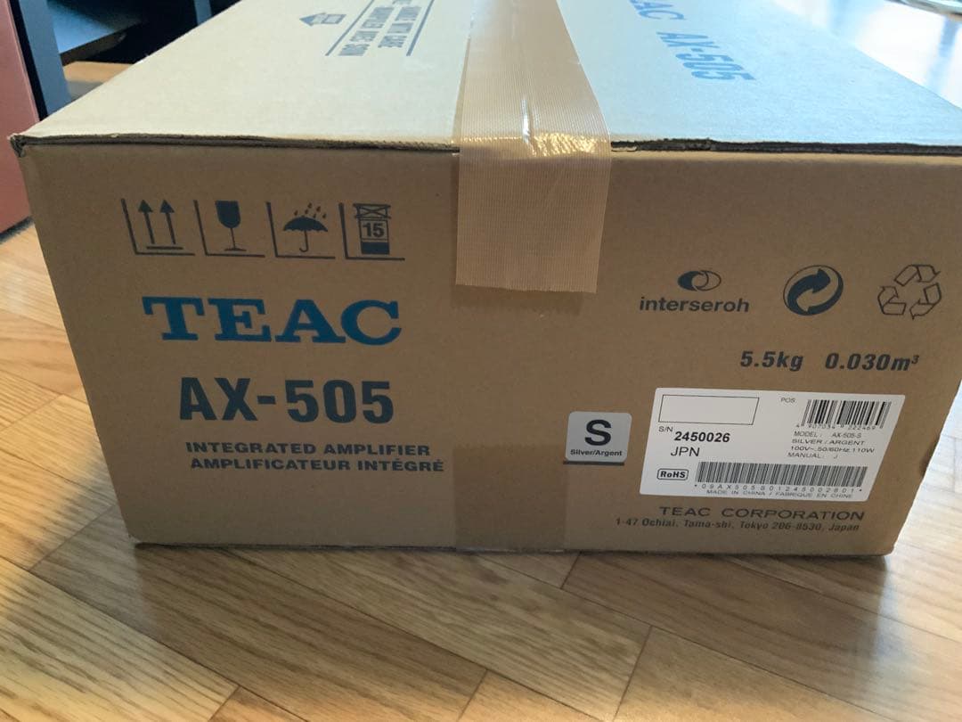 【開封済 新同品】AX-505 プリメインアンプ 完動品。24Hrエージング。