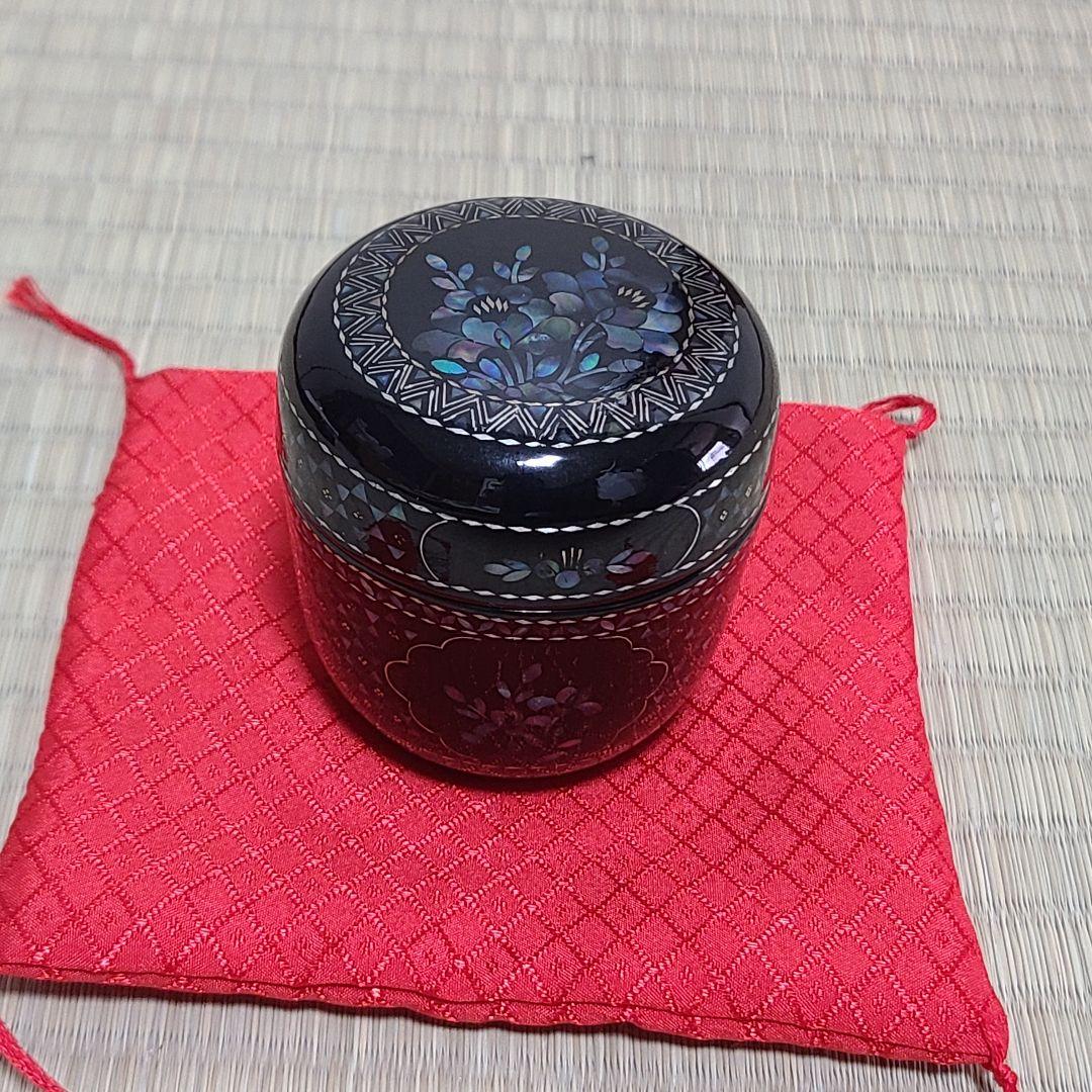 棗　螺鈿　茶道具