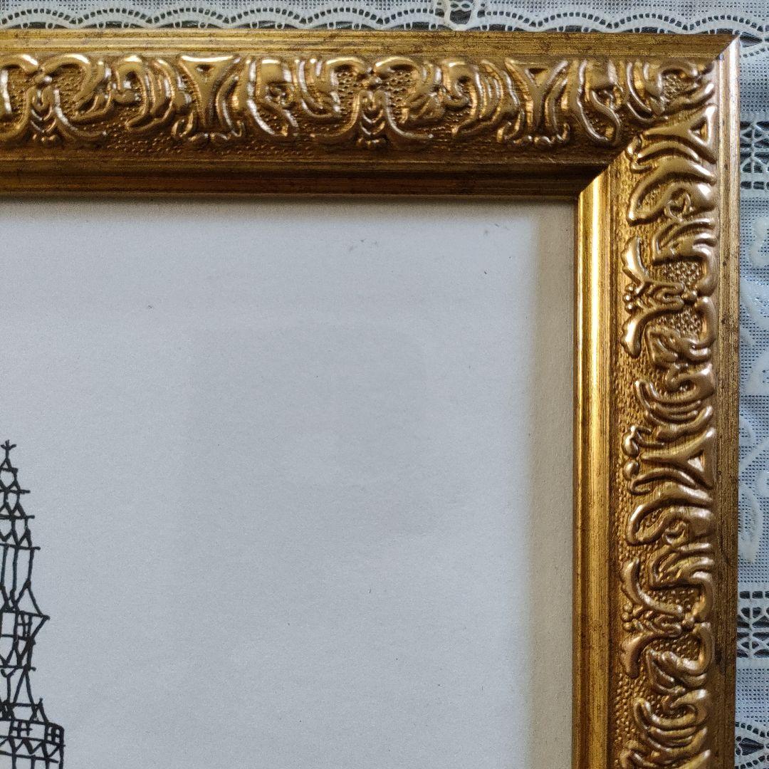 パウル・クレー Paul Klee リトグラフ『大聖堂』額装