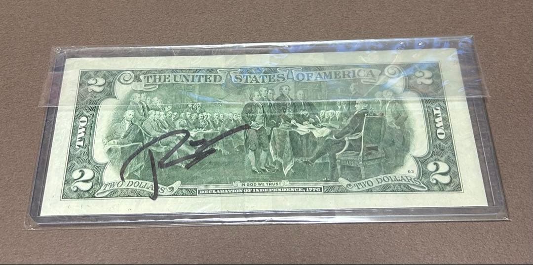 レンシー　2ドル札　風船と少女　STAY 