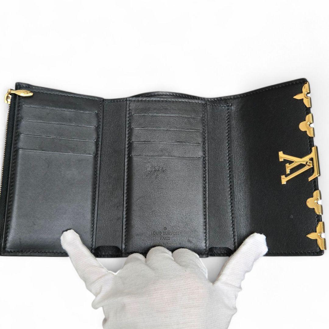 極美品✨ヴィトン トリヨン ポルトフォイユカプシーヌコンパクト ノワール