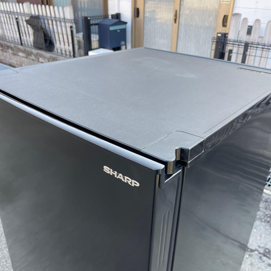 SHARP2023年製152L冷蔵庫 ブラック 極上品 送料/設置無料