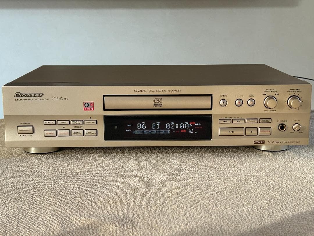 Pioneer パイオニア　PDR-D50 ＣＤレコーダー　中古動作確認済