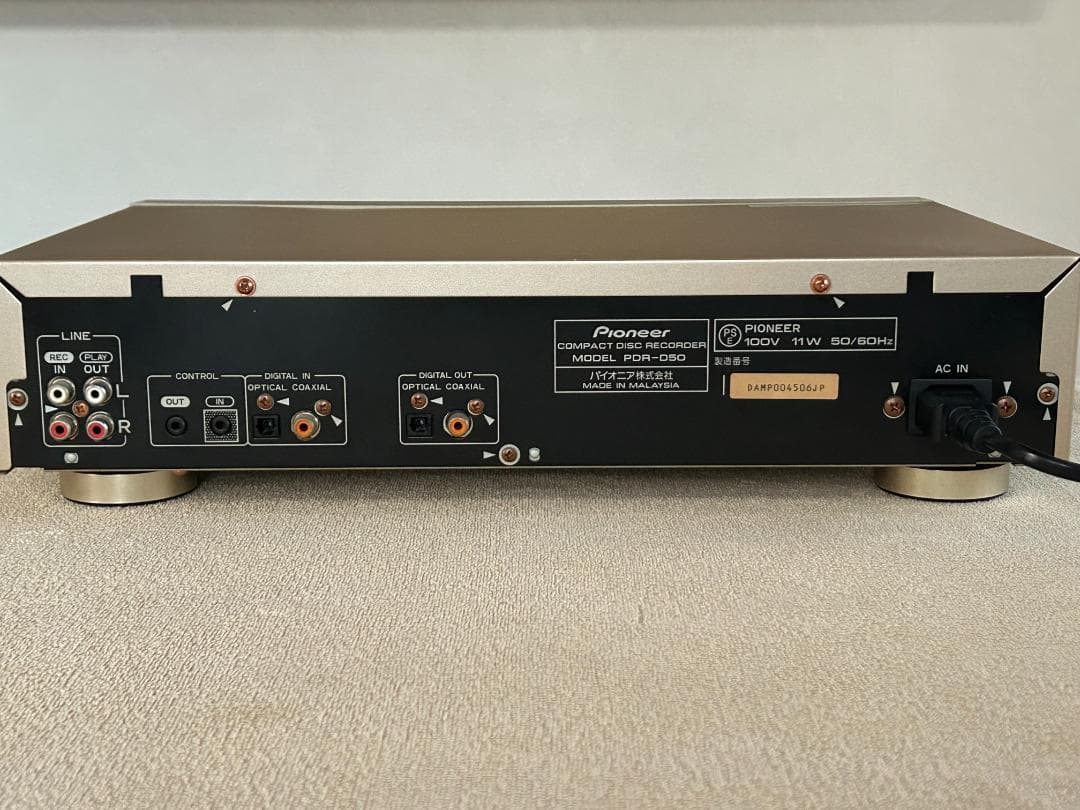 Pioneer パイオニア　PDR-D50 ＣＤレコーダー　中古動作確認済