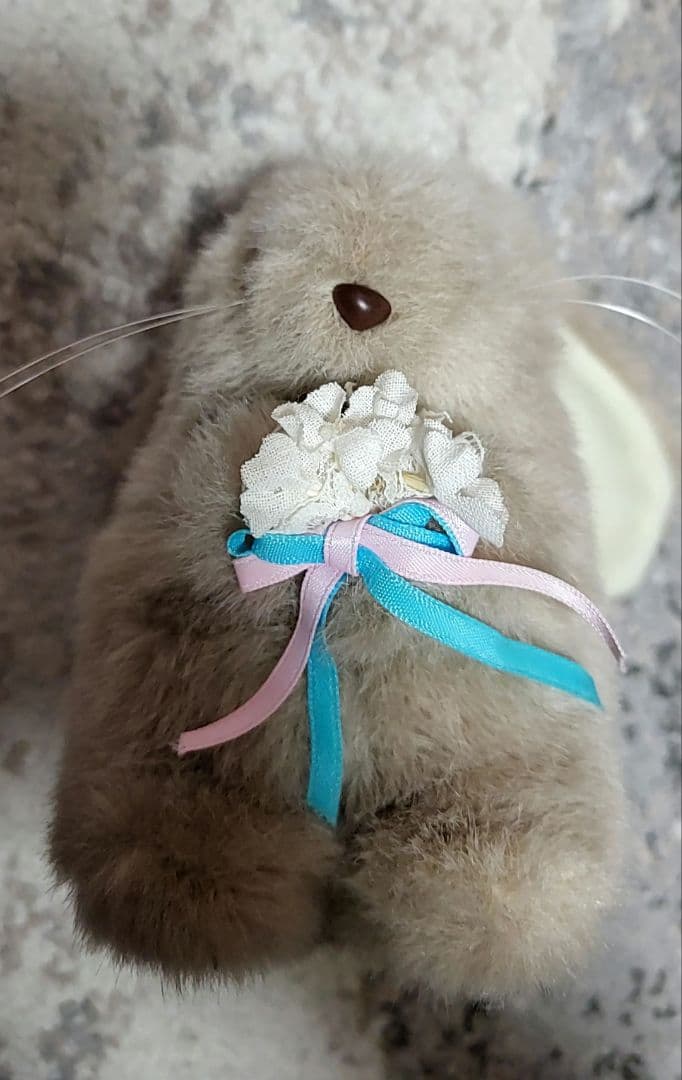 昭和レトロ　希少　うさぎ　ぬいぐるみ　オオイケ　ロップイヤー　KH ヴィンテージ