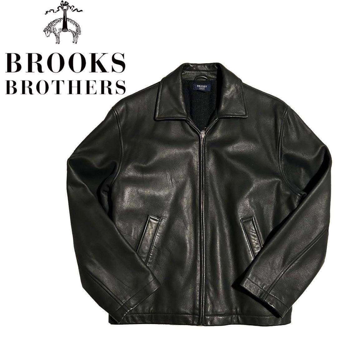 ★BROOKS SPORT ブルックス ブラザーズ レザー スポーツ ジャケット