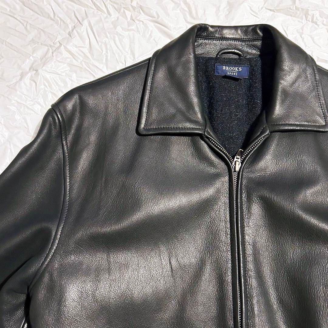 ★BROOKS SPORT ブルックス ブラザーズ レザー スポーツ ジャケット