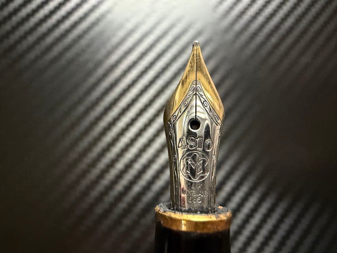 モンブラン マイスターシュテュック 144 ブラック 中白 M 中字 万年筆