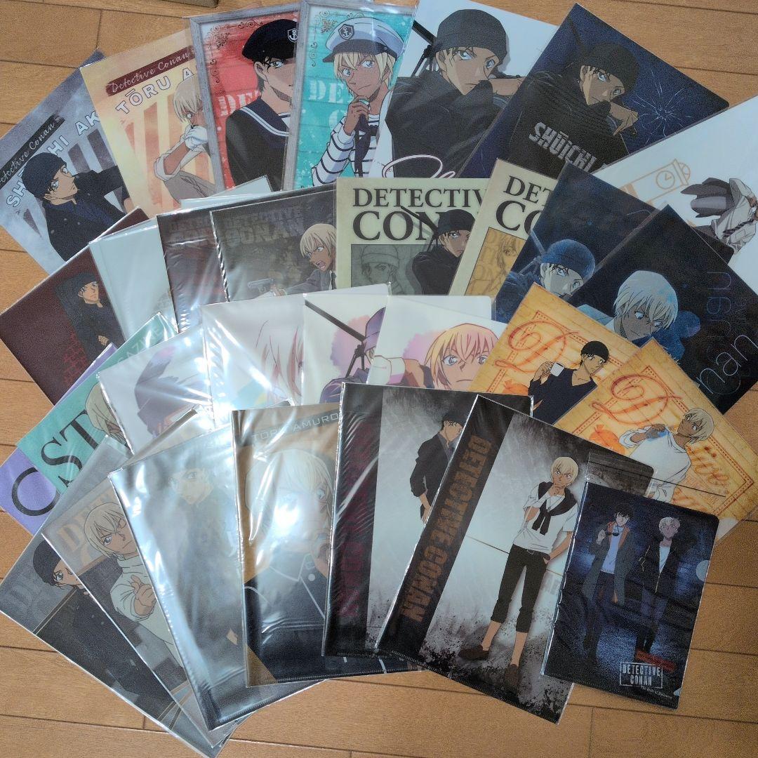 名探偵コナン▲クリアファイル▲安室△降谷△赤井△松田▲まとめ売り▲120枚以上