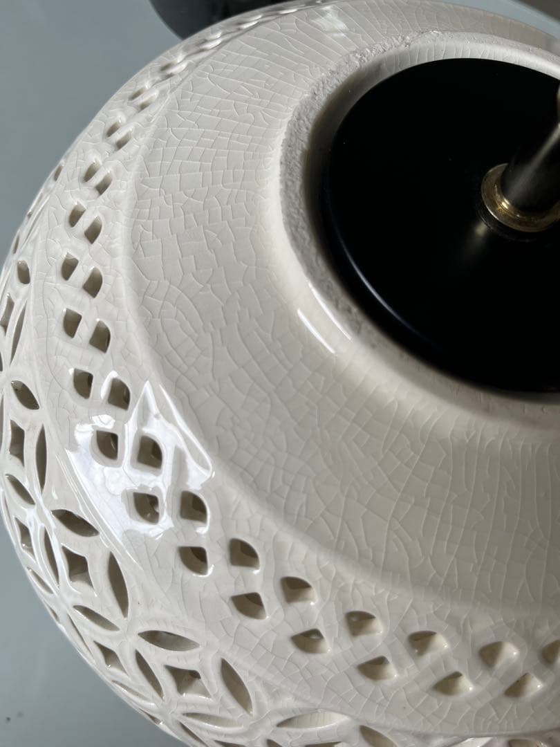 ジャパニーズモダン　陶器製　ペンダントランプ　照明　オーデリック　ヴィンテージ