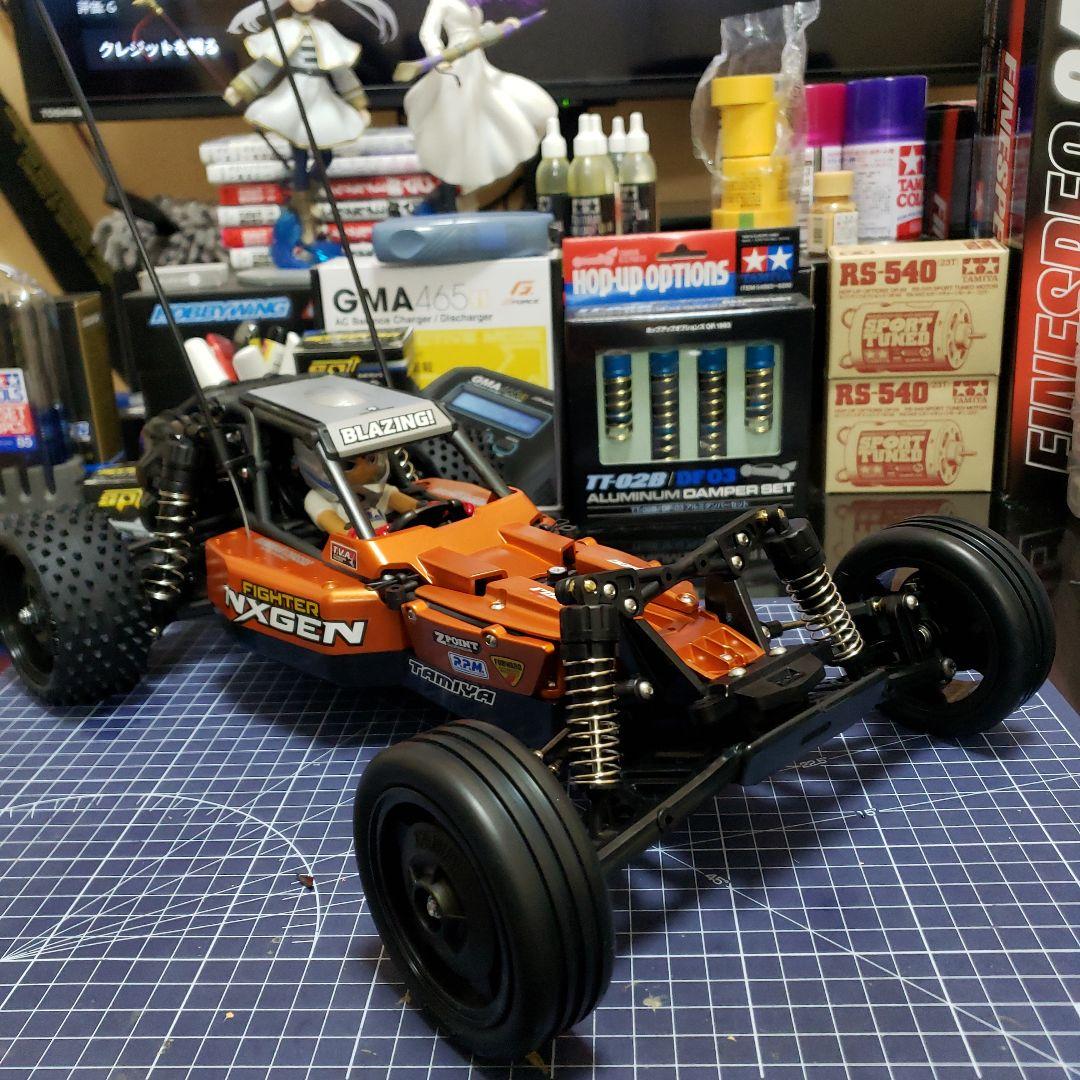 タミヤ 2025 DT04 ファイターネクスジェン カスタム ブラシレスセット②