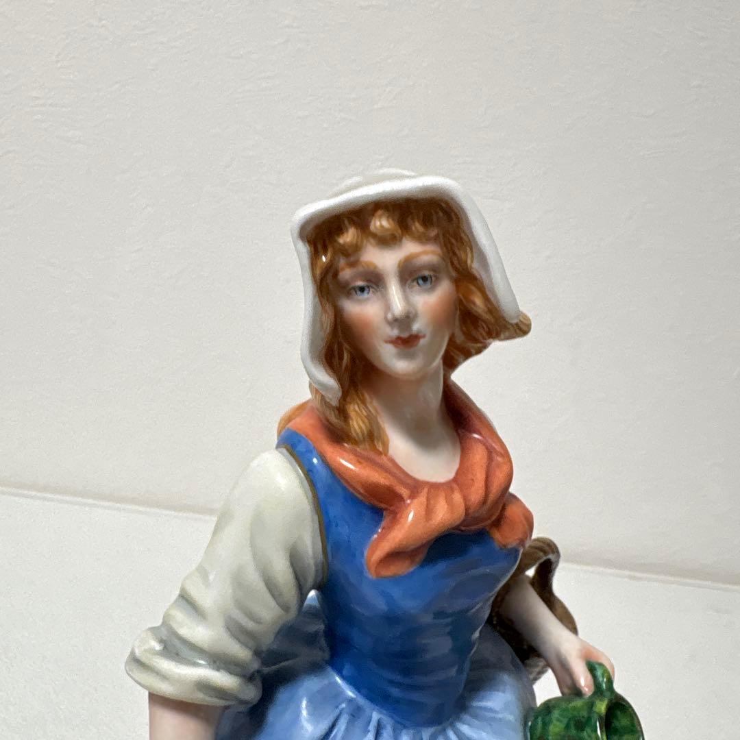 リチャードジノリ 人形 陶器製 女性 フィギュリン