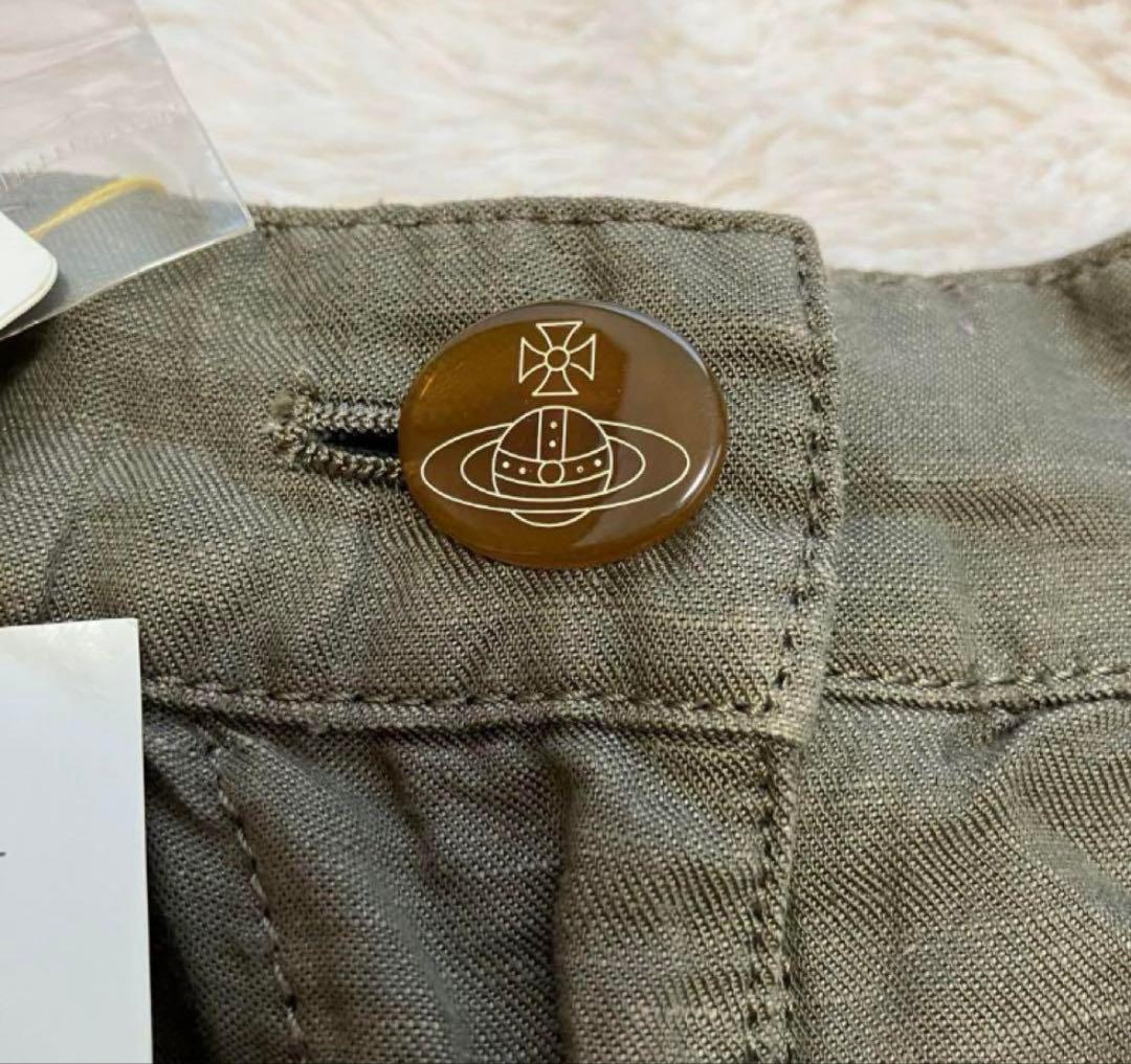 新品　ヴィヴィアンウエストウッド リネン混 サルエルパンツ